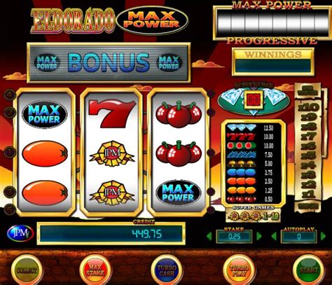 max power el dorado slots|Eldorado Max Power by JPM International, Ltd .